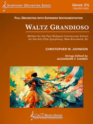 Waltz Grandioso Orchestra sheet music cover Thumbnail